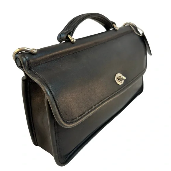 Vintage Coach City Willis, Black and Nickel - Picture 3 of 16